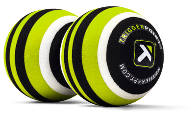 TriggerPoint MB2 Roller Black yellow white end view