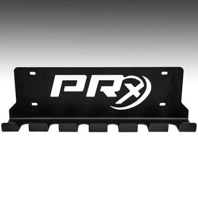 PRX hanging barbell storage 6 bar holder black