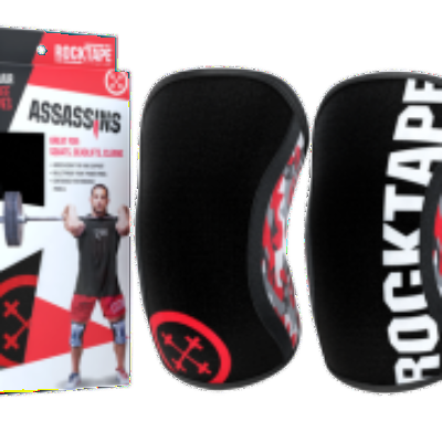 Rock Tape Assassins Knee Sleeves - Rocktape red - Simpsons Fitness Supply