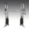 Body Solid Functional Trainer dual weight stack pull-up bar black and silver