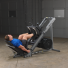 body solid leg press hack squat grey and black simpsons fitness supply denver