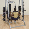Body Solid GS348Q smith machine black and silver squats simpsons fitness supply
