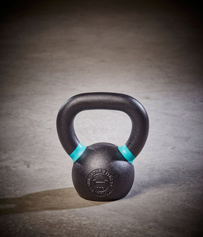 Kettlebell - Small 6kg blue and black cast iron - Simpsons Fitness Supply