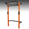 PRX performance profile pro folding squat rack orange with kipping bar