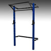 PRX performance profile pro folding squat rack blue with kipping bar